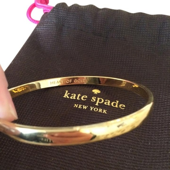 ♤ Kate Spade 'Heart of G♡ld bangle ♤ - Picture 2 of 8
